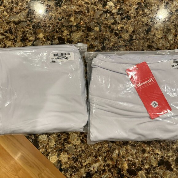 BlevonH Women's Tennis/Golf Skort with Pocket, Pure White - Picture 3 of 3